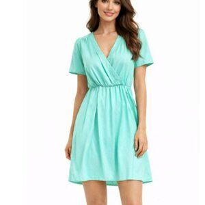 Gabriella Rocha Aqua Mini Dress